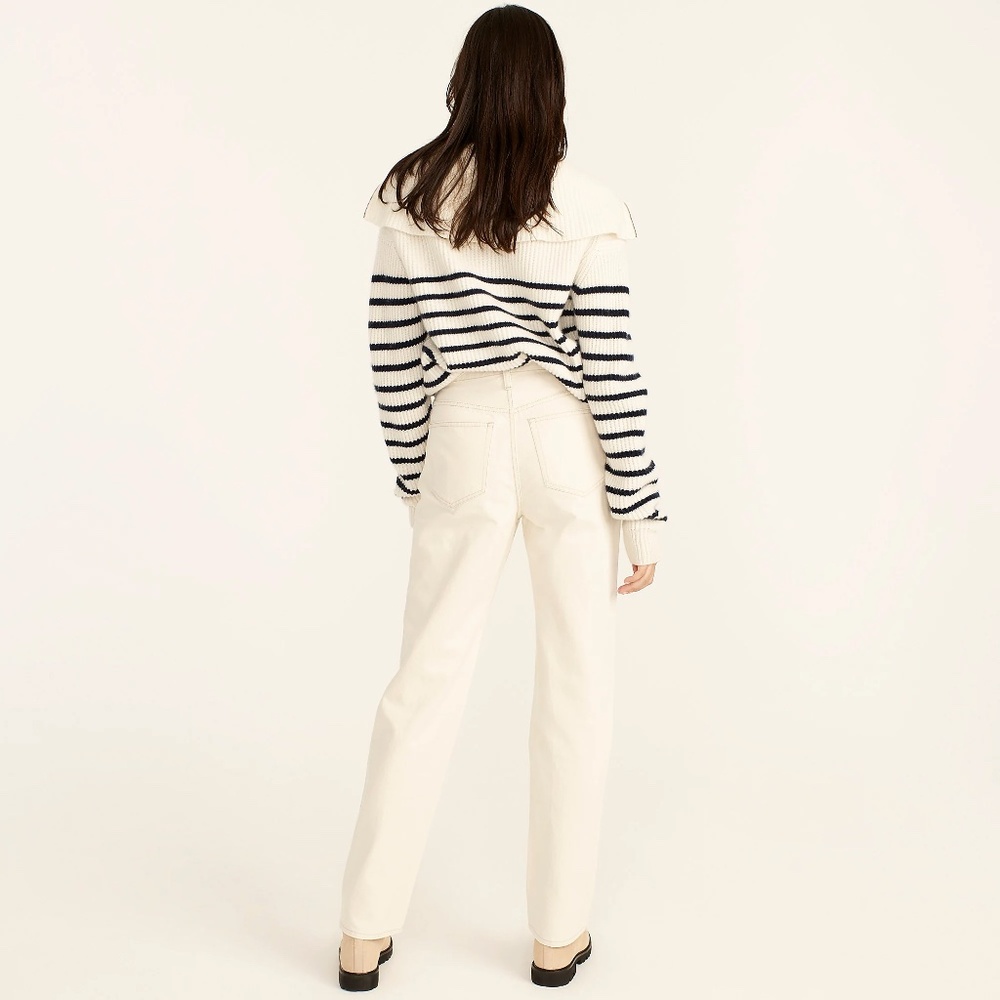 J. Crew Slouchy boyfriend jean in ecru / natural - Picture 3 of 5